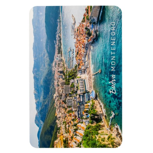 Aangepaste tekst Montenegro Magneet (Verticaal)