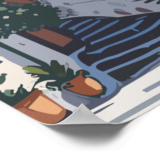 Aangepaste tekst Montenegro Poster (Hoek)