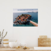 Aangepaste tekst Montenegro Poster (Keuken)