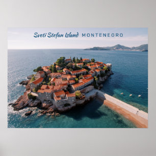 Aangepaste tekst Montenegro Poster