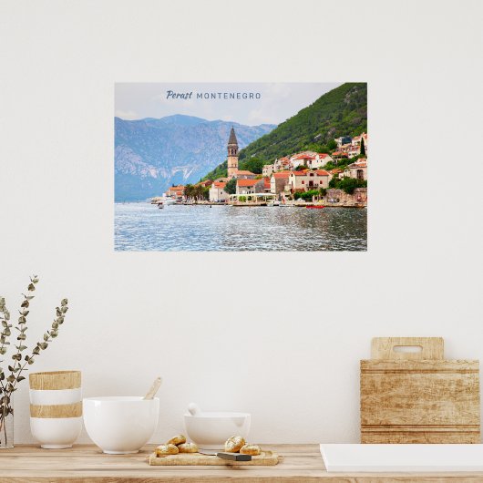 Aangepaste tekst Montenegro Poster (Keuken)