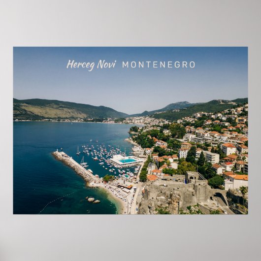 Aangepaste tekst Montenegro Poster (Voorkant)