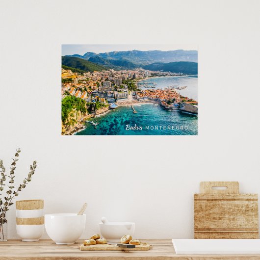 Aangepaste tekst Montenegro Poster (Keuken)
