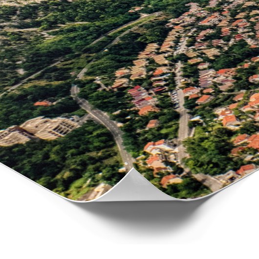 Aangepaste tekst Montenegro Poster (Hoek)