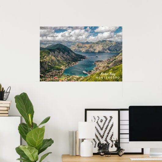 Aangepaste tekst Montenegro Poster (Thuiskantoor)