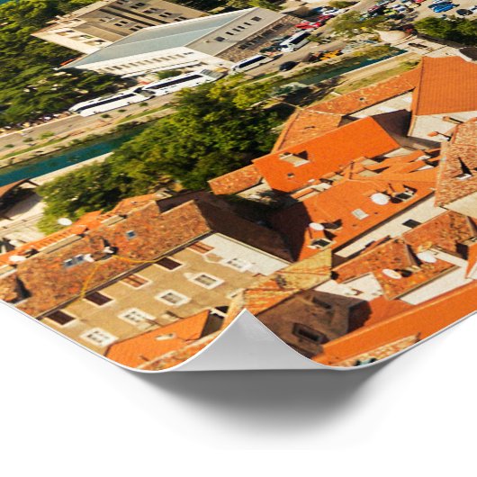 Aangepaste tekst Montenegro Poster (Hoek)