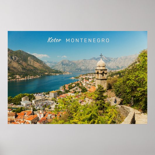 Aangepaste tekst Montenegro Poster (Voorkant)