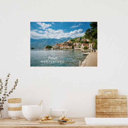 Aangepaste tekst Montenegro Poster (Keuken)