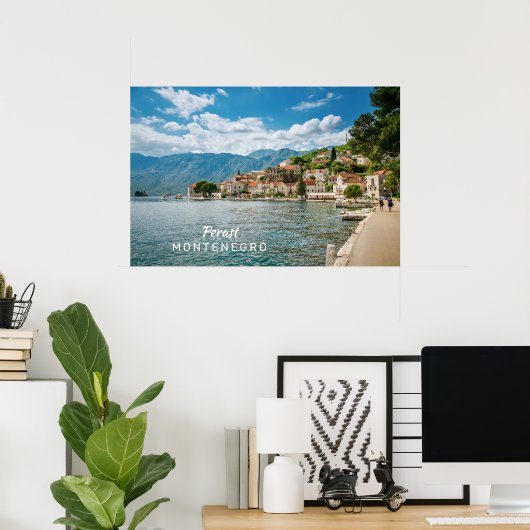 Aangepaste tekst Montenegro Poster (Thuiskantoor)