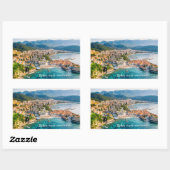 Aangepaste tekst Montenegro Rechthoekige Sticker (Vel)