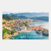 Aangepaste tekst Montenegro Rechthoekige Sticker (Voorkant)