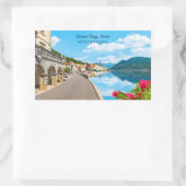 Aangepaste tekst Montenegro Rechthoekige Sticker (Tas)