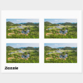 Aangepaste tekst Montenegro Rechthoekige Sticker (Vel)