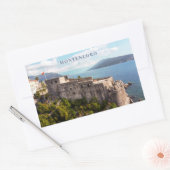 Aangepaste tekst Montenegro Rechthoekige Sticker (Envelop)