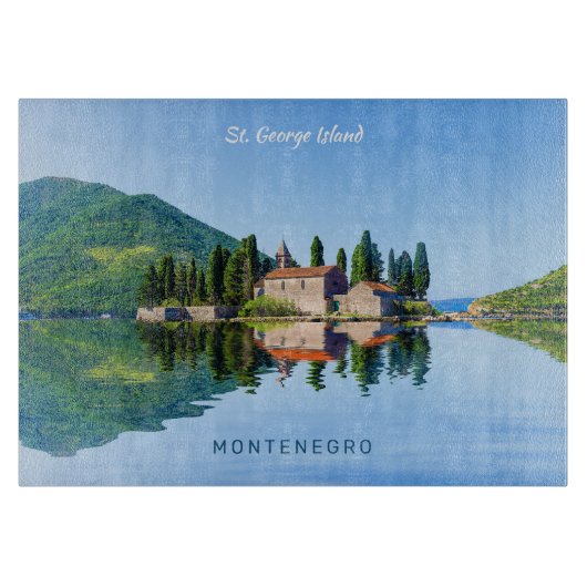 Aangepaste tekst Montenegro Snijplank (Voorkant)
