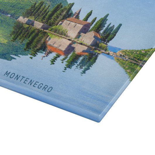 Aangepaste tekst Montenegro Snijplank (Hoek)