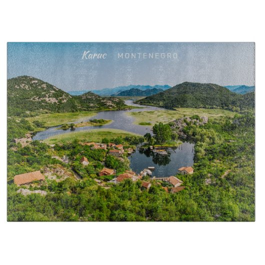 Aangepaste tekst Montenegro Snijplank (Voorkant)