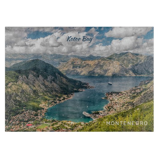 Aangepaste tekst Montenegro Snijplank (Voorkant)