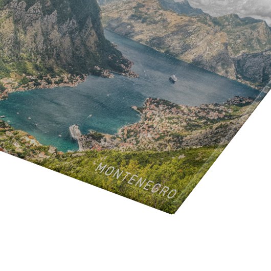 Aangepaste tekst Montenegro Snijplank (Hoek)