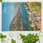 Aangepaste tekst Montenegro Theedoek (Gevouwen)