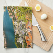 Aangepaste tekst Montenegro Theedoek (Quarter Fold)