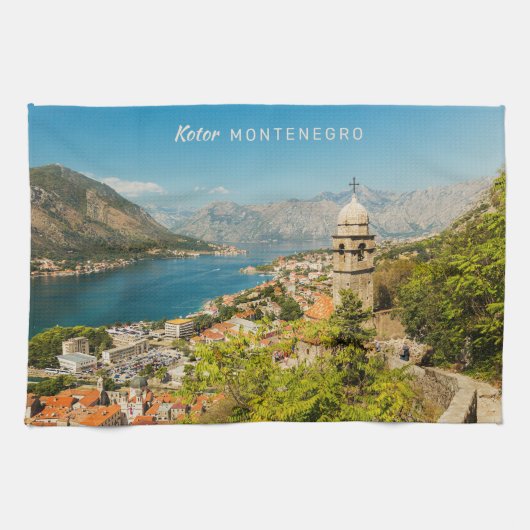 Aangepaste tekst Montenegro Theedoek (Horizontaal)