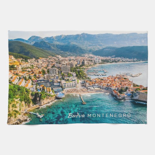 Aangepaste tekst Montenegro Theedoek (Horizontaal)
