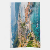 Aangepaste tekst Montenegro Theedoek (Verticaal)