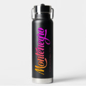 Aangepaste tekst Montenegro Waterfles (Voorkant)