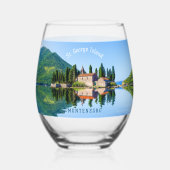Aangepaste tekst Montenegro Wijnglas Zonder Voet (Achterkant)