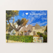 Aangepaste tekst, mooi uitzicht van Alberobello, A Legpuzzel (Horizontaal)