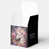 Aangepaste tekst Mooie Eenhoorn Bedankdoosjes (Geopend)