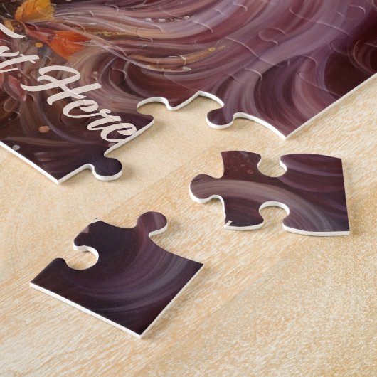 Aangepaste tekst Mooie Eenhoorn Legpuzzel (Zijkant)