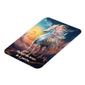 Aangepaste tekst Mooie Eenhoorn Magneet (Linkerzijde)