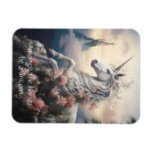 Aangepaste tekst Mooie Eenhoorn Magneet (Horizontaal)