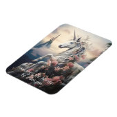 Aangepaste tekst Mooie Eenhoorn Magneet (Linkerzijde)