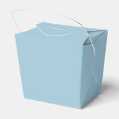 Aangepaste Tekst Mopige Aardbeibun Blauw Bedankdoosjes (Achterkant)