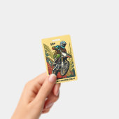 Aangepaste tekst Motocross Badge (Handheld)