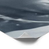 Aangepaste tekst Mountain Skier Poster (Hoek)