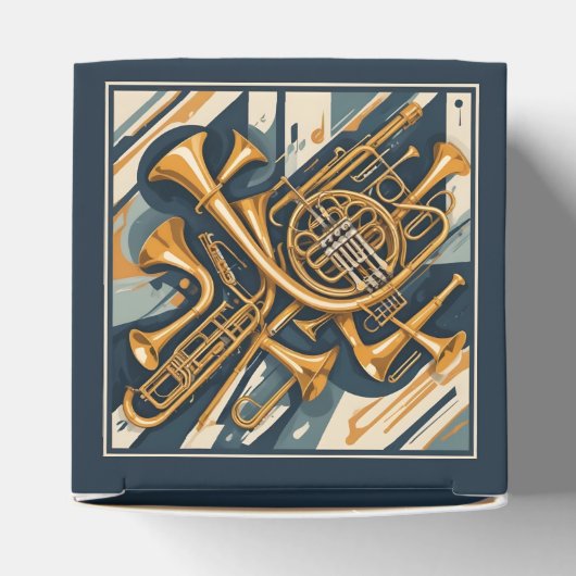 Aangepaste tekst Muziekinstrumenten Bedankdoosjes (Bovenkant)