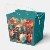 Aangepaste tekst Muziekinstrumenten Bedankdoosjes (Achterkant)