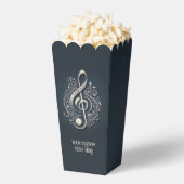 Aangepaste tekst Muzikale Sleutel Opmerking Bedankdoosjes (Popped)
