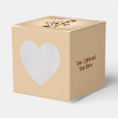 Aangepaste tekst Muzikale Sleutel Opmerking Bedankdoosjes (Voorkant Zijde)