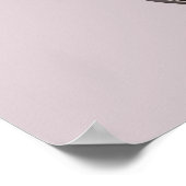 Aangepaste tekst Muzikale Sleutel Opmerking Poster (Hoek)