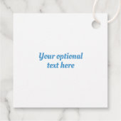 Aangepaste tekst Mykonos Griekenland Bedankjes Labels (Achterkant)