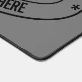 Aangepaste tekst Naam Adres Info Uw Kleuren Bedrij Bureaumat (Hoek)