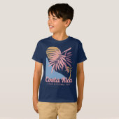 Aangepaste tekst & naam Costa Rica T-shirt (Voorkant volledig)