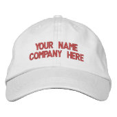 Aangepaste tekst Naam Pet Uw geborduurd honkbal Pe (Voorkant)