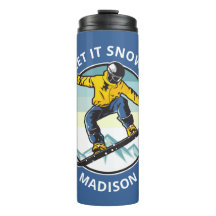 Aangepaste tekst & naam SNOWBOARDER