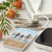 Aangepaste tekst naam van uw Photo Sleutelhanger (Voorkant Rechts)